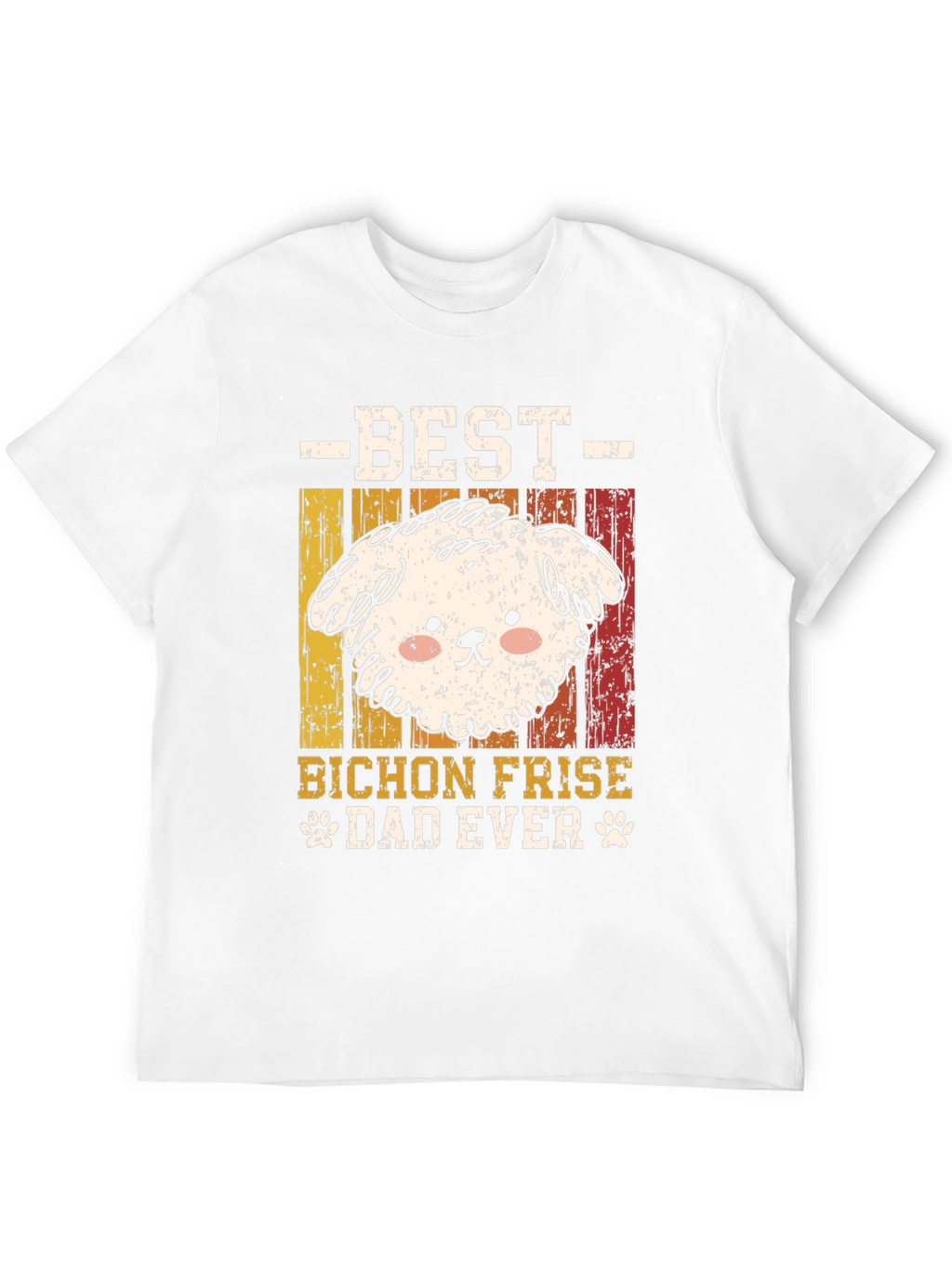 Bichon Frise Dad Ever Graphic Tee