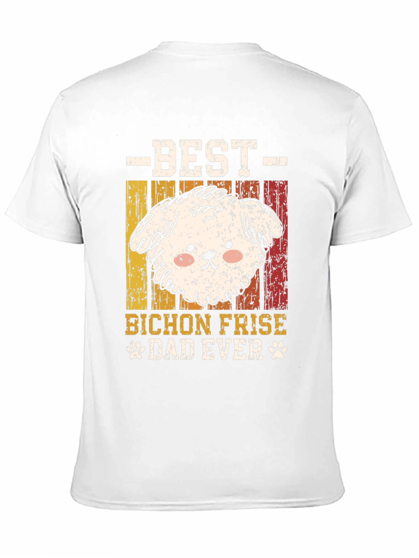 Bichon Frise Dad Ever Graphic Tee