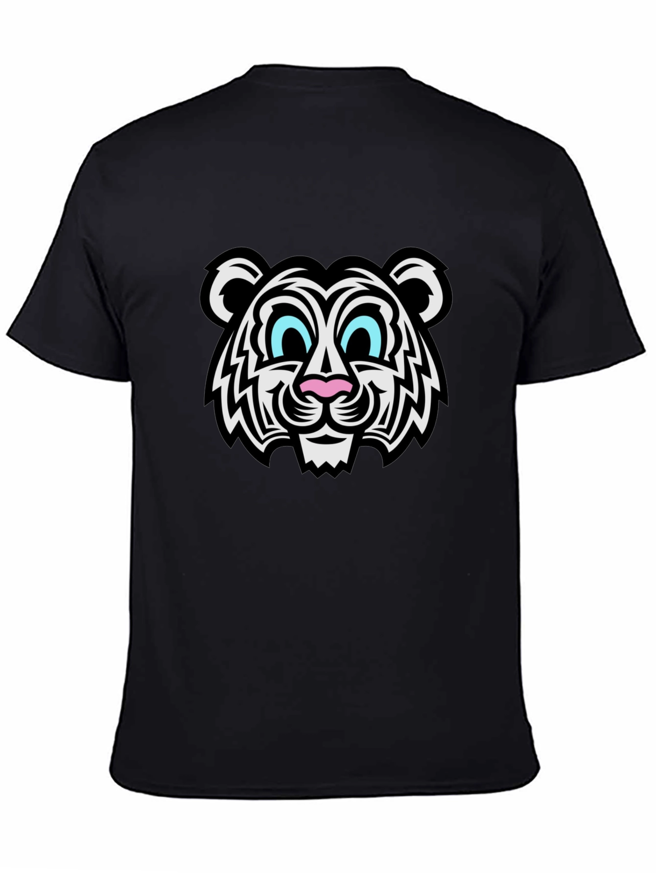 Cool Tiger Graphic Black T-Shirt