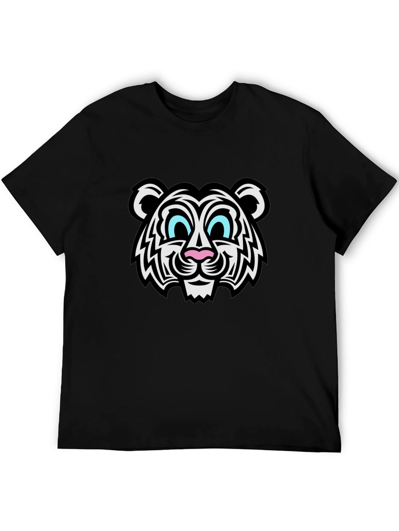 Cool Tiger Graphic Black T-Shirt