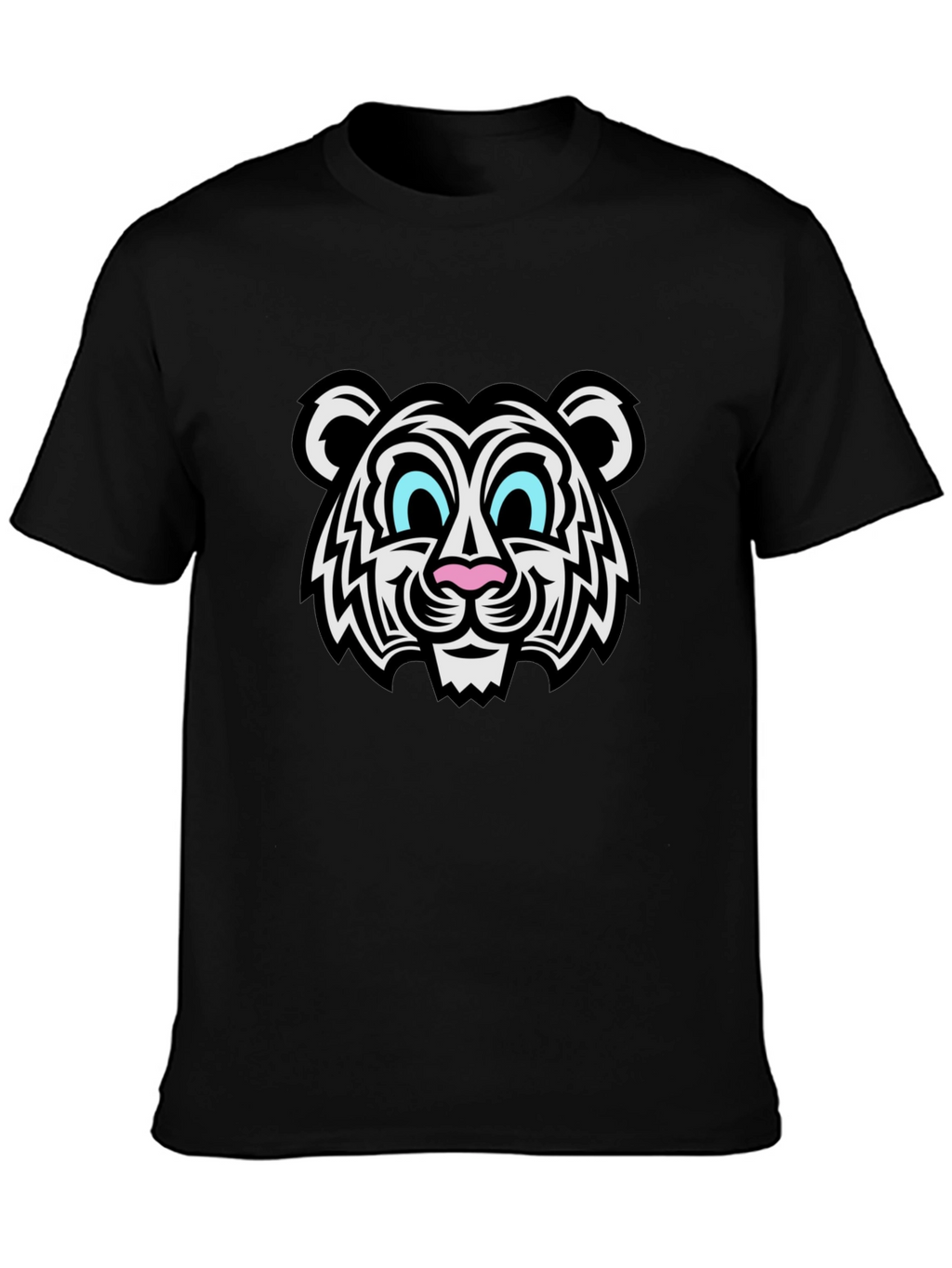 Cool Tiger Graphic Black T-Shirt