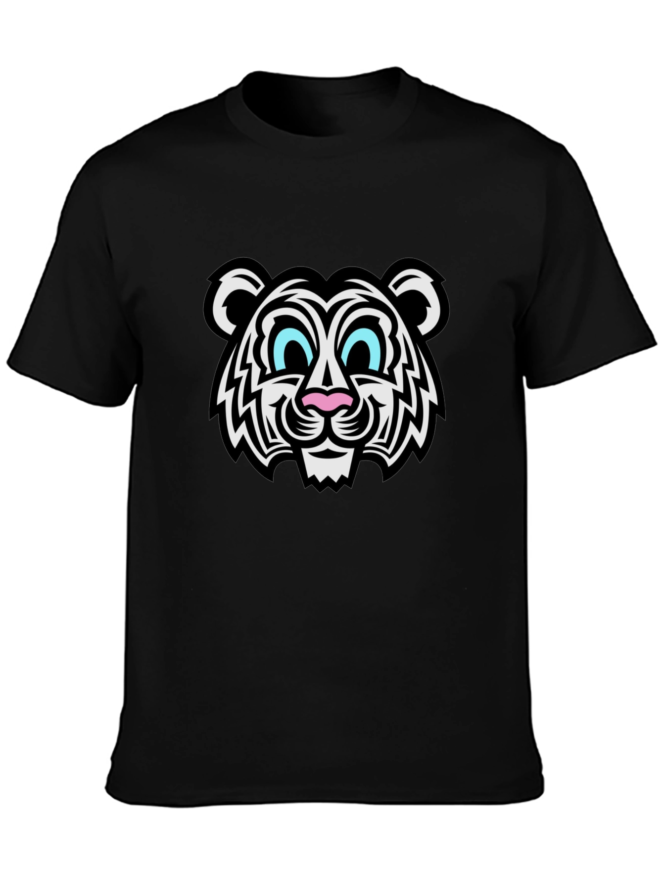 Cool Tiger Graphic Black T-Shirt