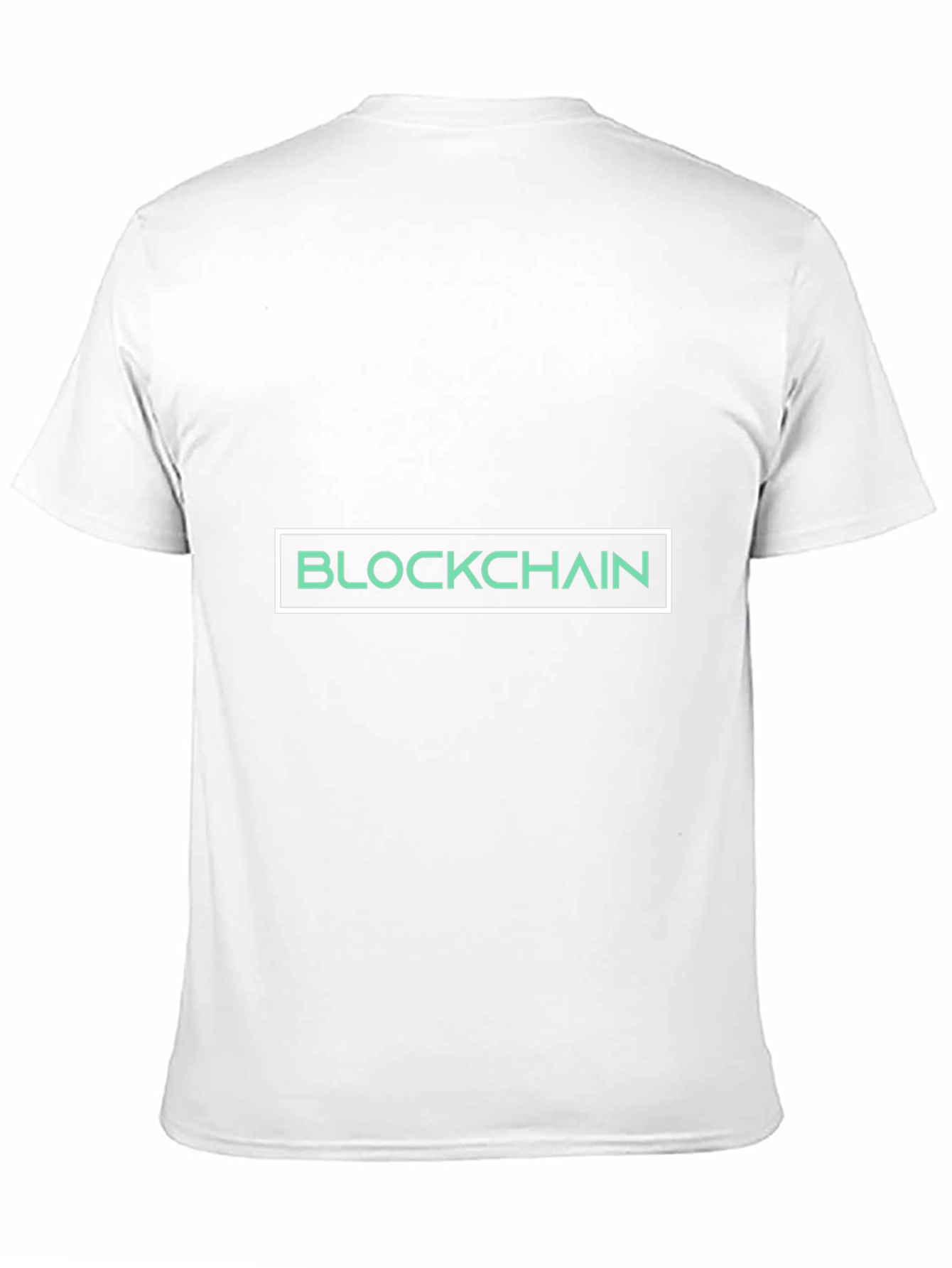 Blockchain Graphic Tee - Black Cotton T-Shirt