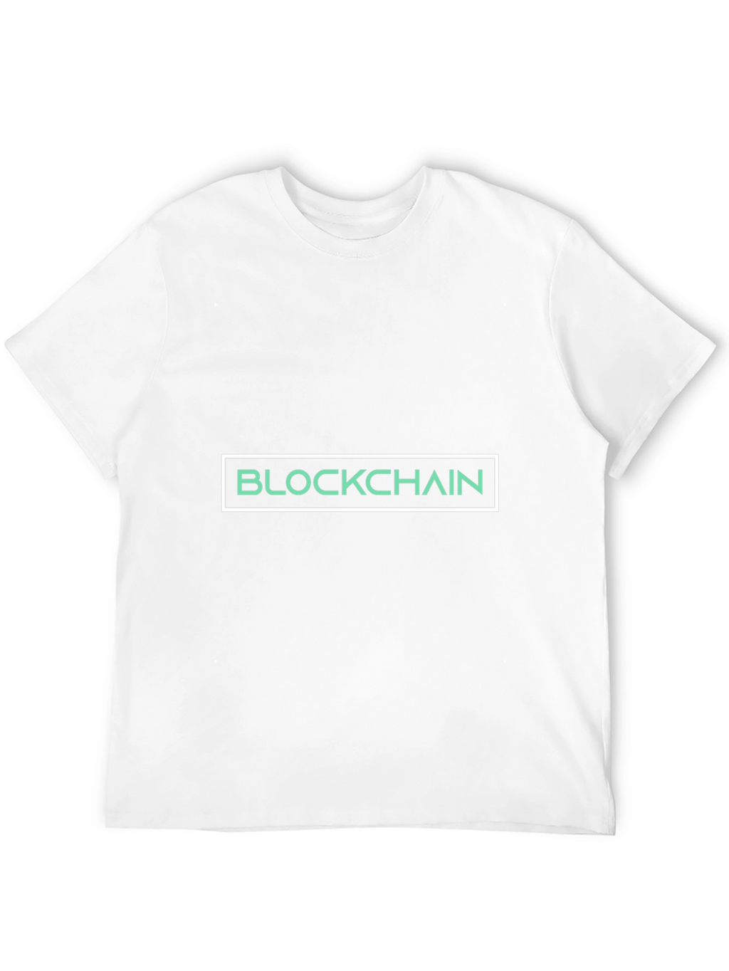 Blockchain Graphic Tee - Black Cotton T-Shirt