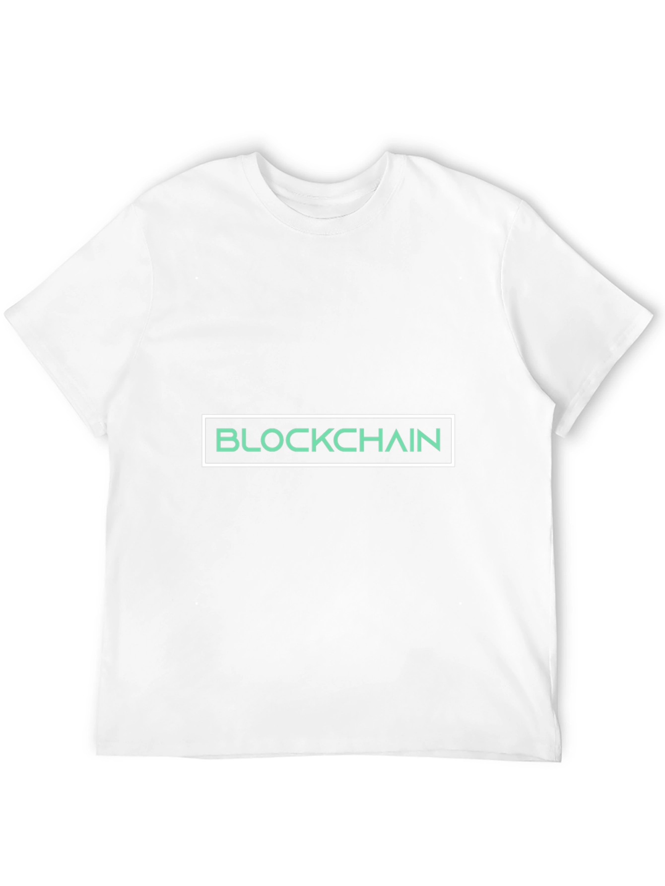 Blockchain Graphic Tee - Black Cotton T-Shirt