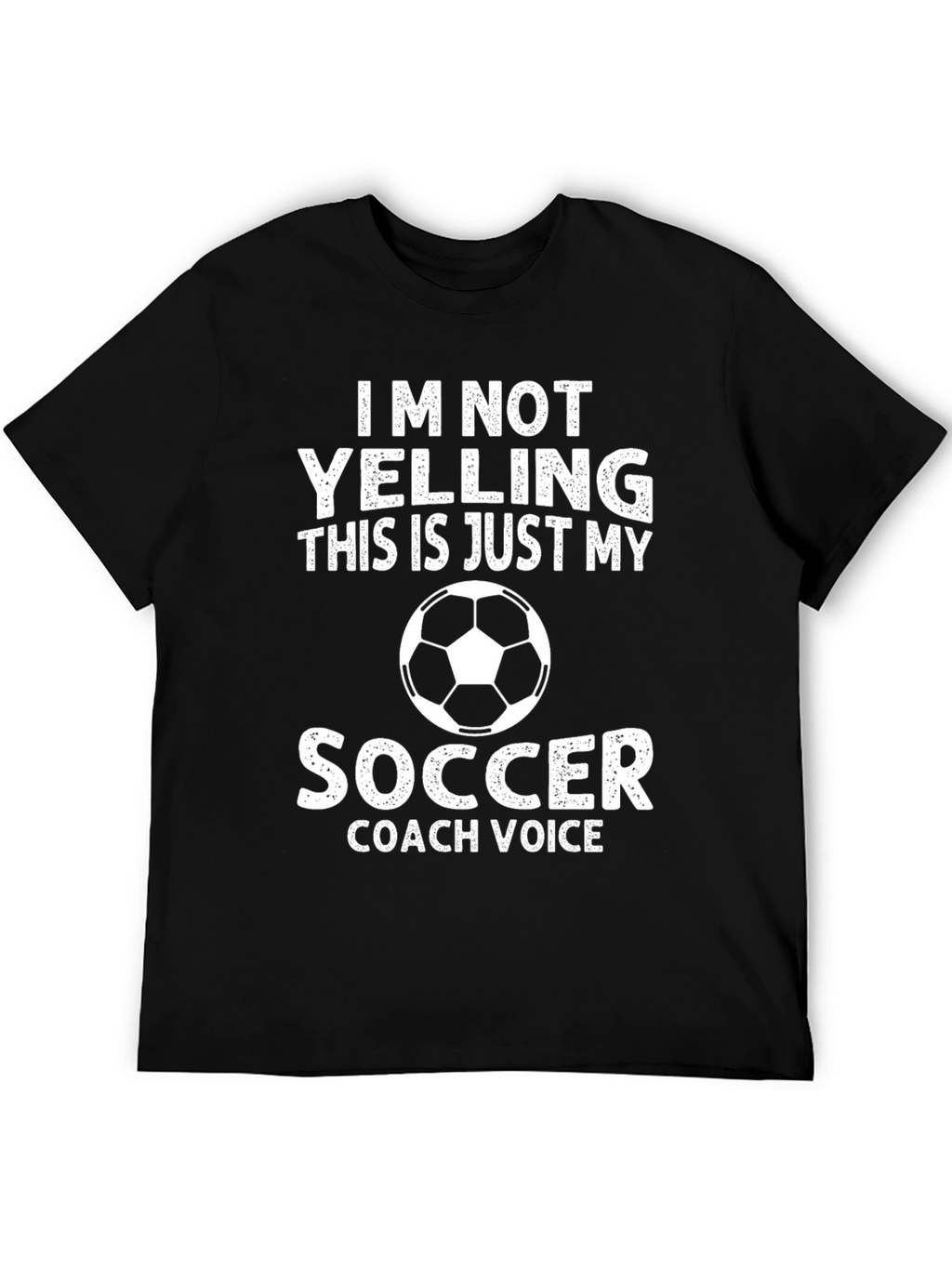 Soccer Coach Voice T-Shirt - Novelty Graphic Tee