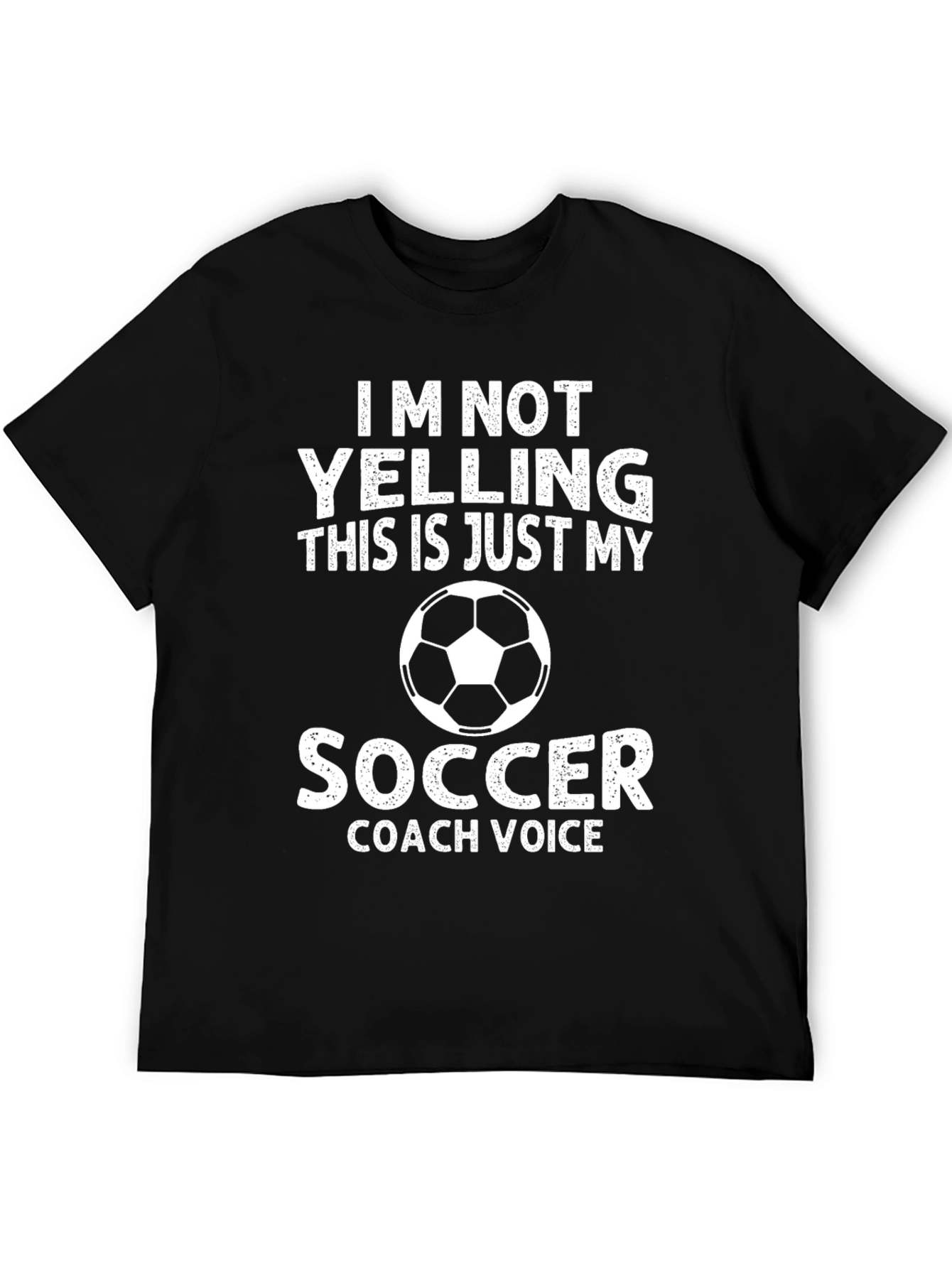 Soccer Coach Voice T-Shirt - Novelty Graphic Tee