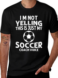 Soccer Coach Voice T-Shirt - Novelty Graphic Tee
