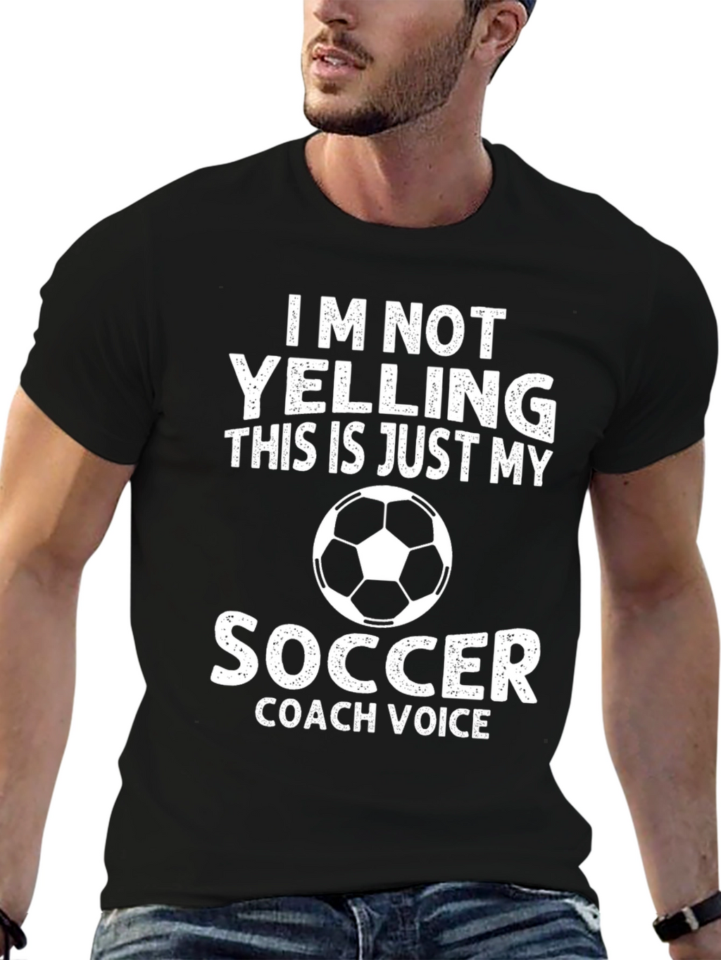Soccer Coach Voice T-Shirt - Novelty Graphic Tee