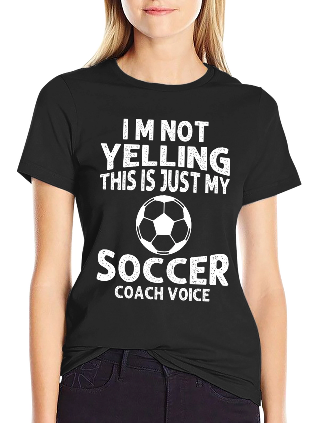 Soccer Coach Voice T-Shirt - Novelty Graphic Tee