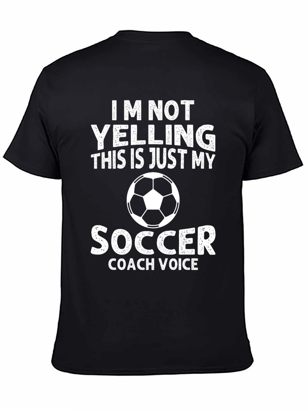 Soccer Coach Voice T-Shirt - Novelty Graphic Tee