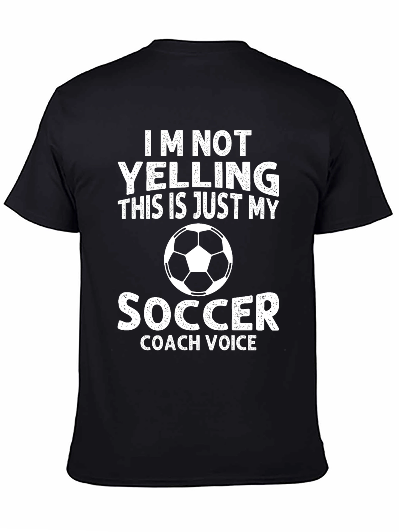 Soccer Coach Voice T-Shirt - Novelty Graphic Tee