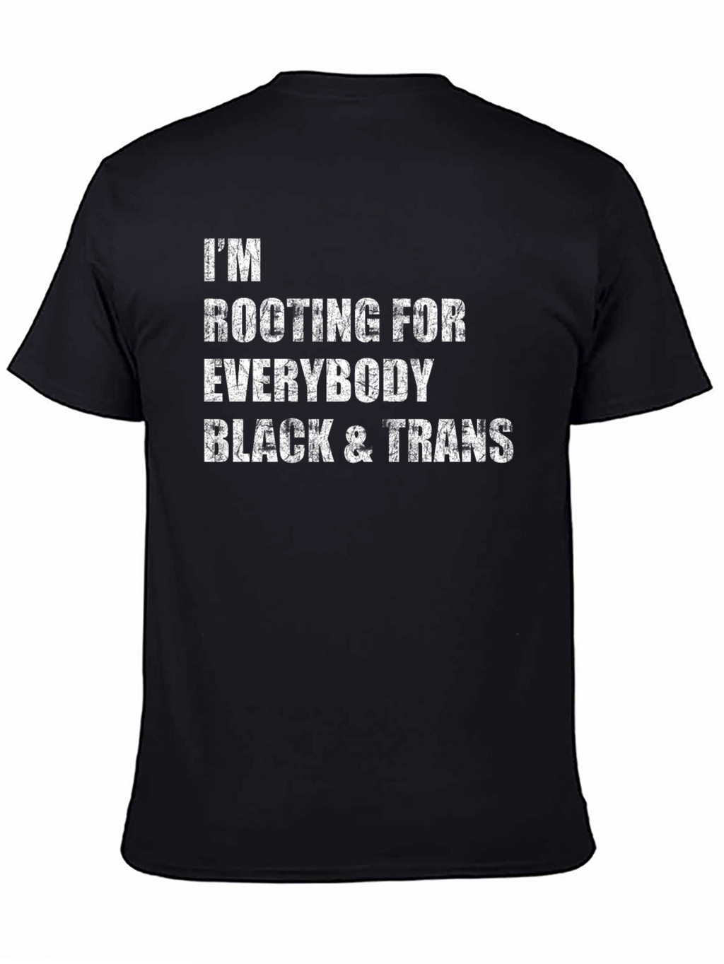 Im Rooting For Everybody Black & Trans T-Shirt