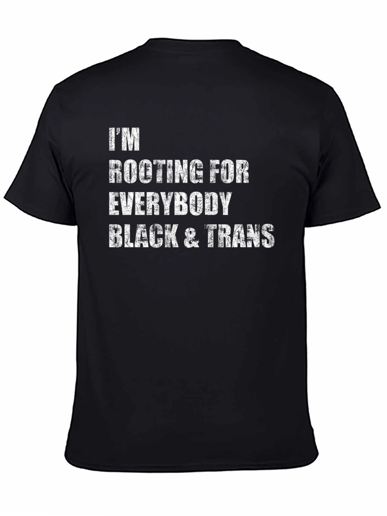 Im Rooting For Everybody Black & Trans T-Shirt