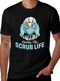 Living the Scrub Life Graphic T-Shirt