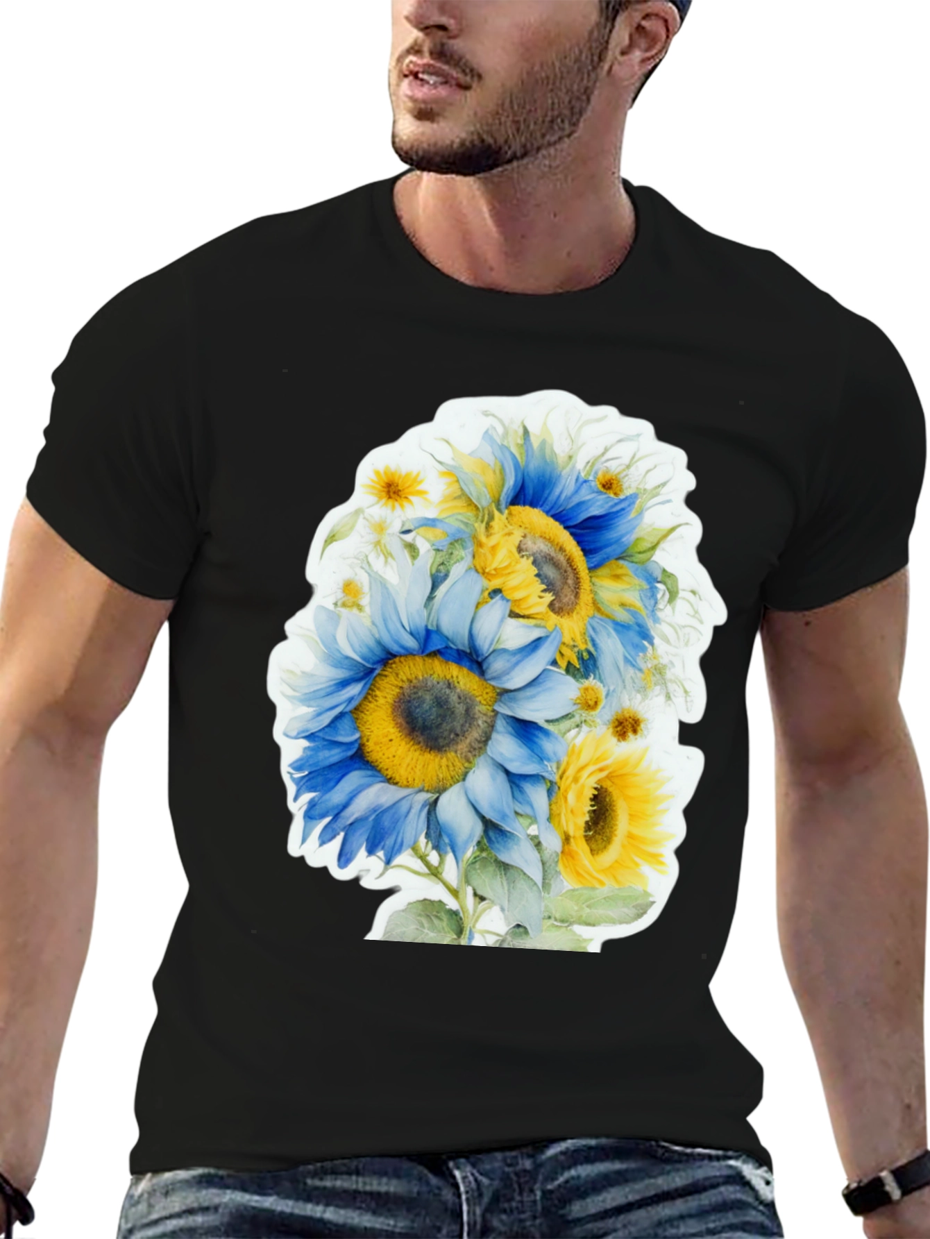 Sunflower Watercolor Graphic Tee