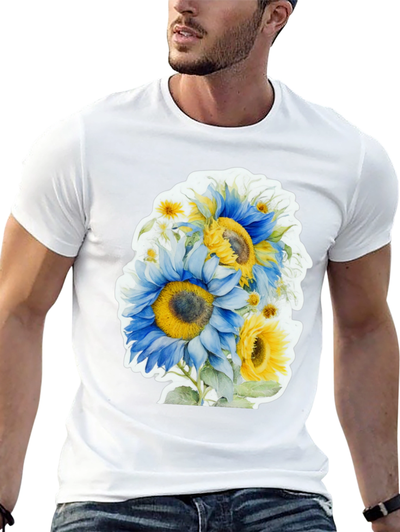 Sunflower Watercolor Graphic Tee