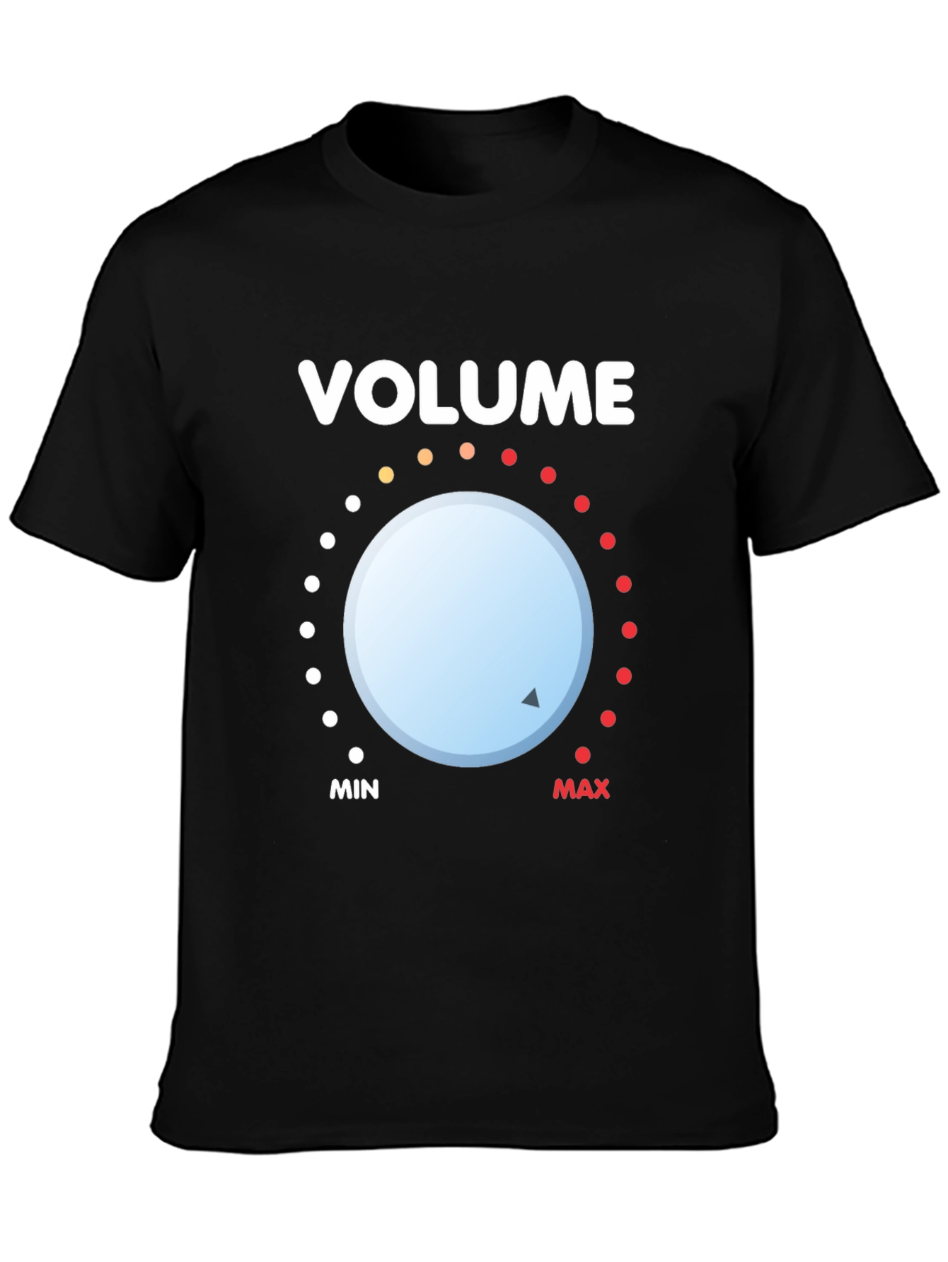 Volume Knob Graphic Tee - Black