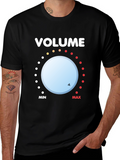 Volume Knob Graphic Tee - Black