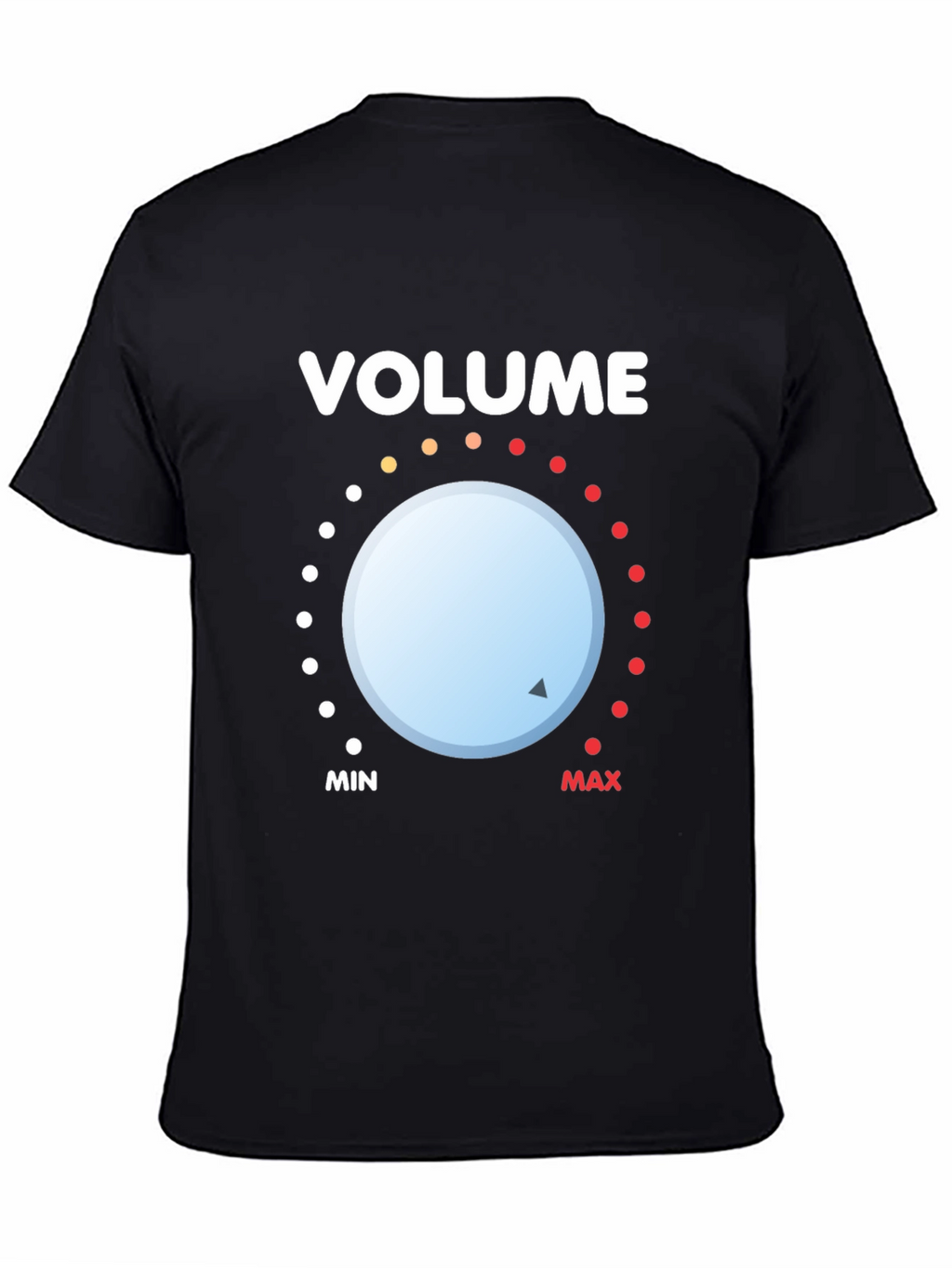 Volume Knob Graphic Tee - Black