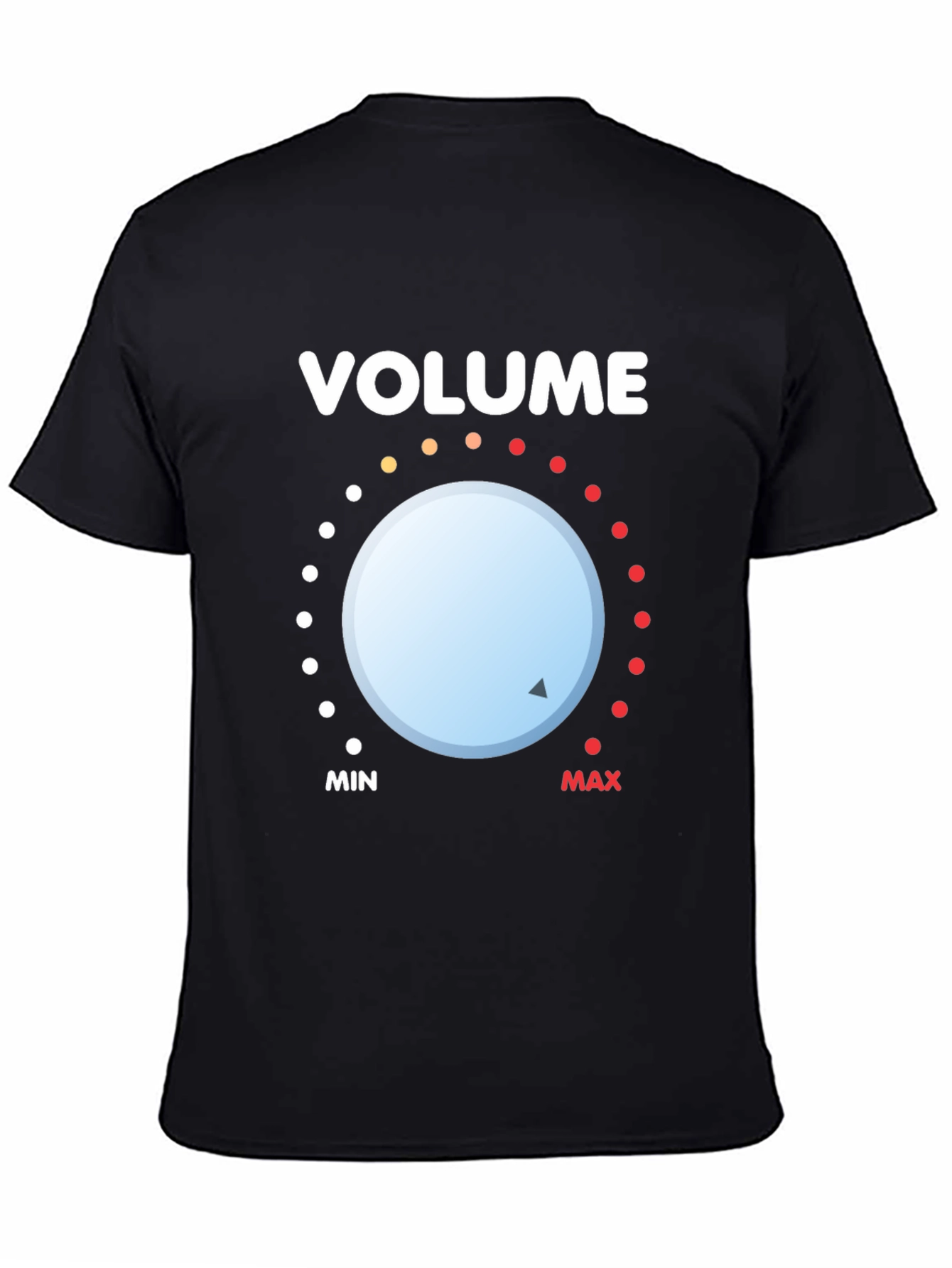 Volume Knob Graphic Tee - Black