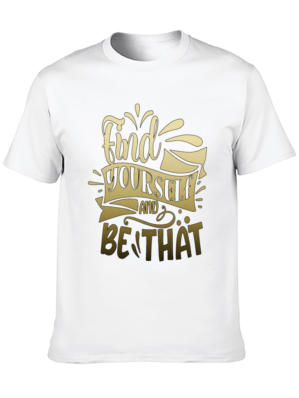 Find Yourself Graphic T-Shirt - Stylish Black Tee