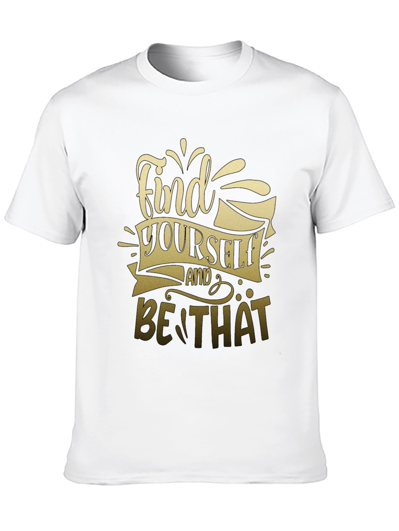 Find Yourself Graphic T-Shirt - Stylish Black Tee
