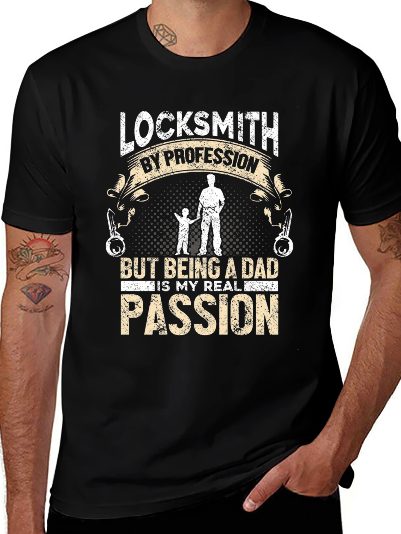 Locksmith Dad Graphic T-Shirt