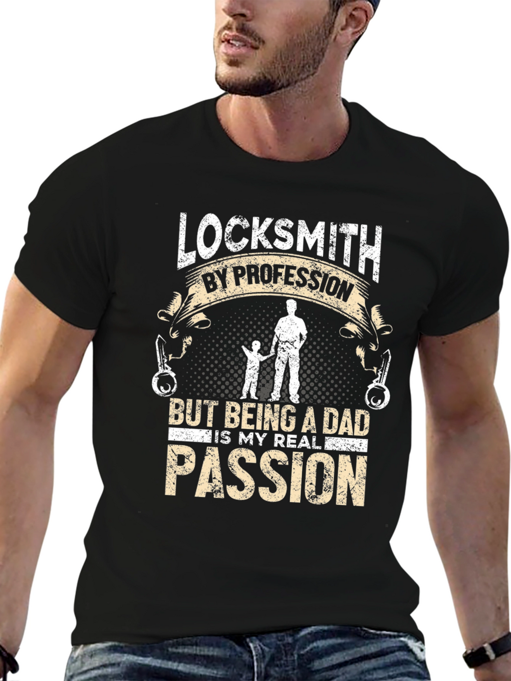 Locksmith Dad Graphic T-Shirt