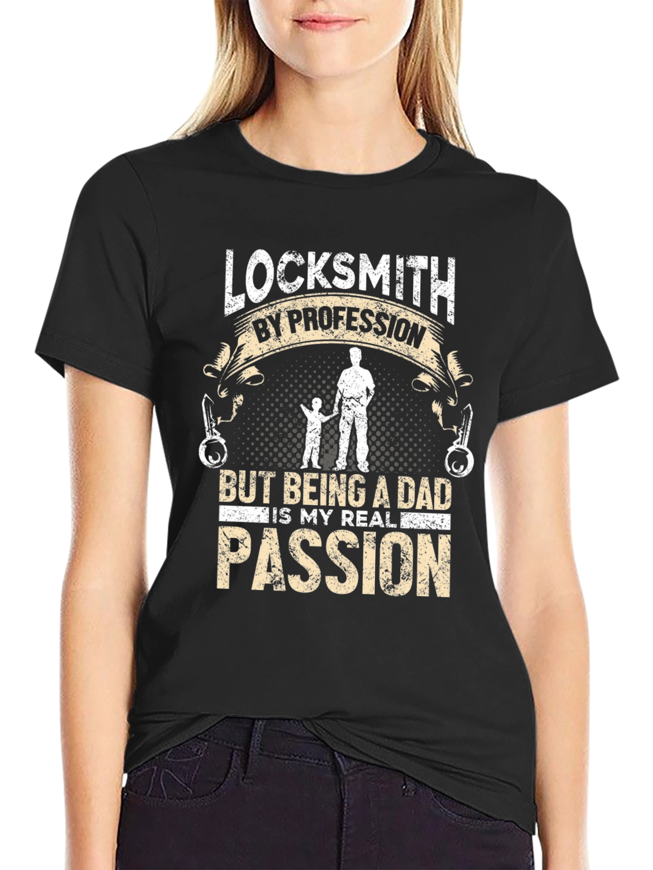 Locksmith Dad Graphic T-Shirt