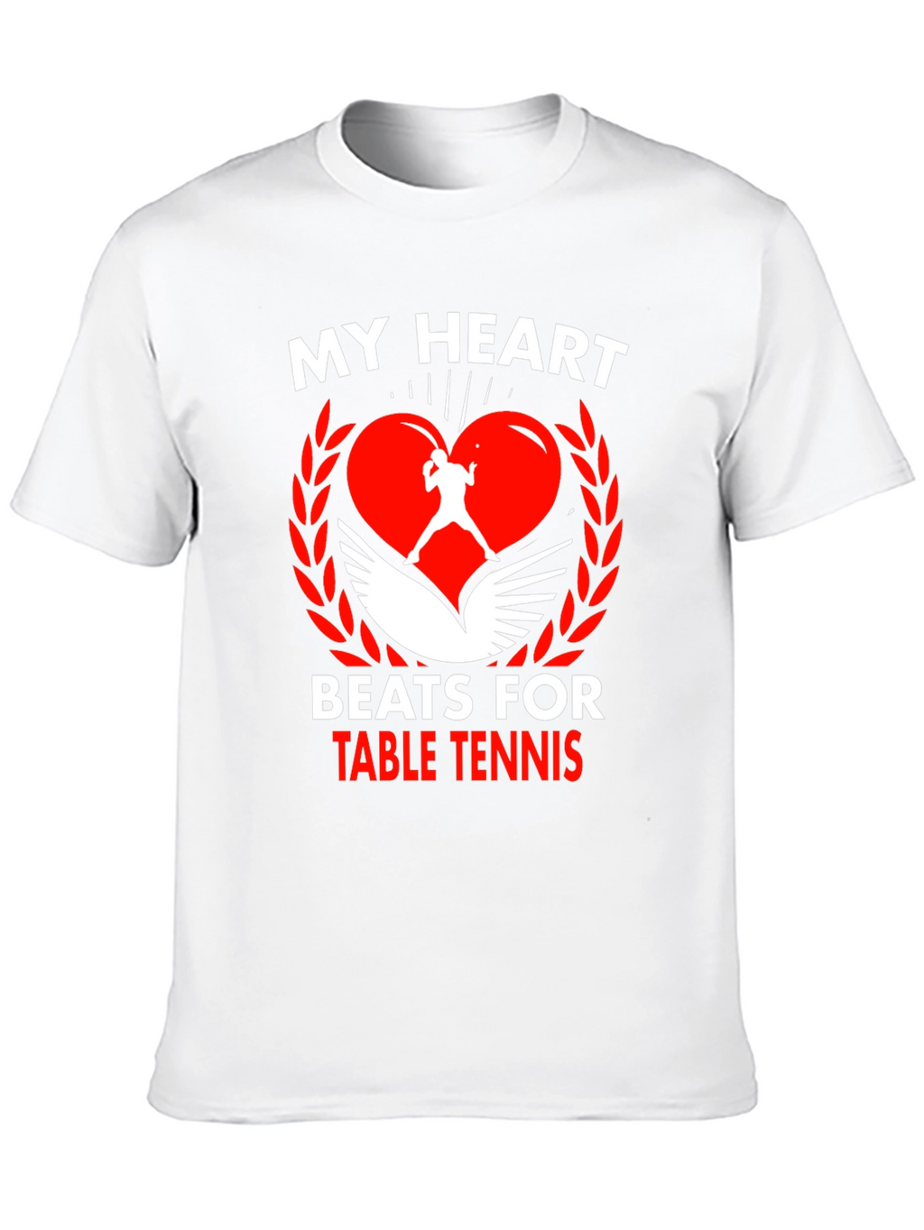 Table Tennis Heartbeat T-Shirt
