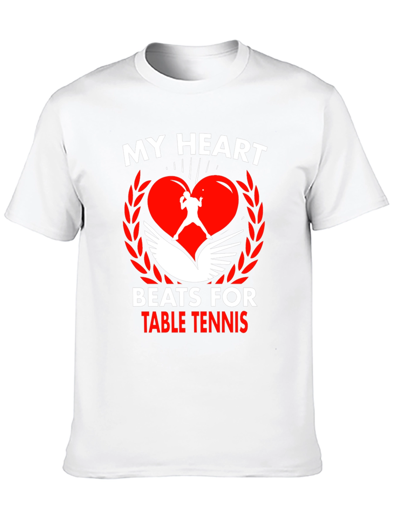 Table Tennis Heartbeat T-Shirt
