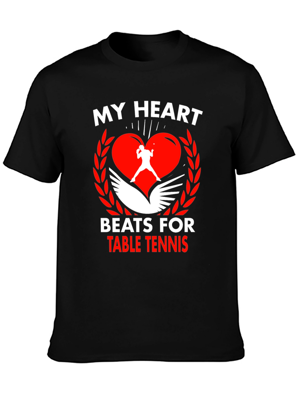 Table Tennis Heartbeat T-Shirt