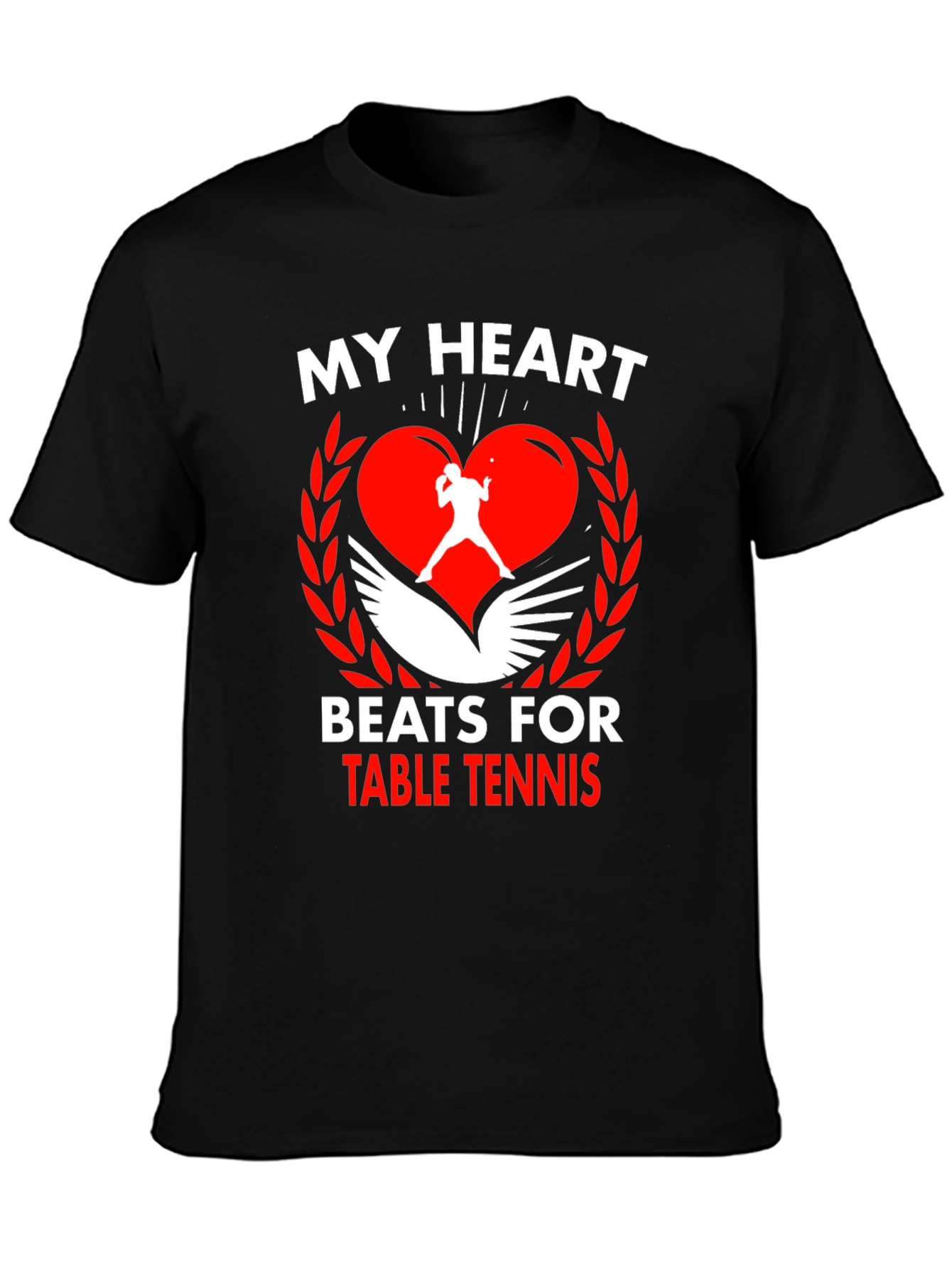 Table Tennis Heartbeat T-Shirt