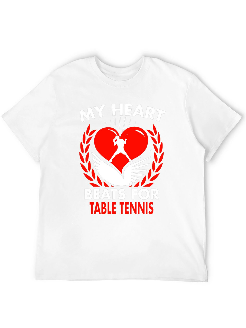 Table Tennis Heartbeat T-Shirt