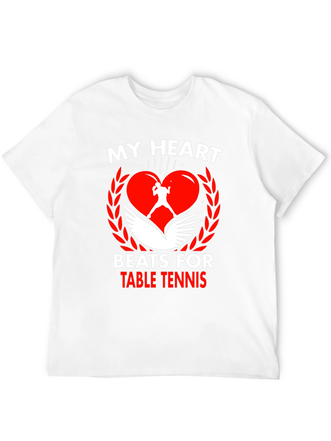 Table Tennis Heartbeat T-Shirt