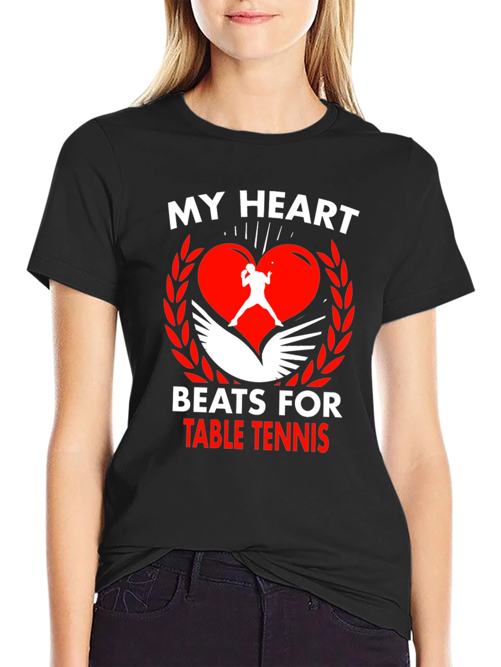 Table Tennis Heartbeat T-Shirt
