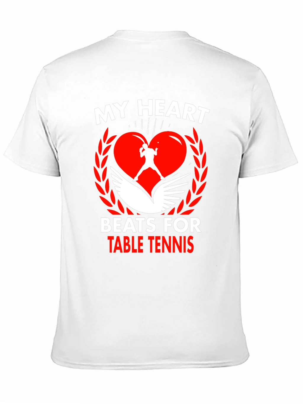 Table Tennis Heartbeat T-Shirt