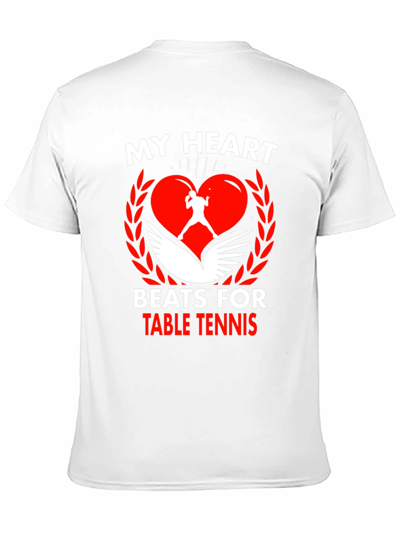 Table Tennis Heartbeat T-Shirt