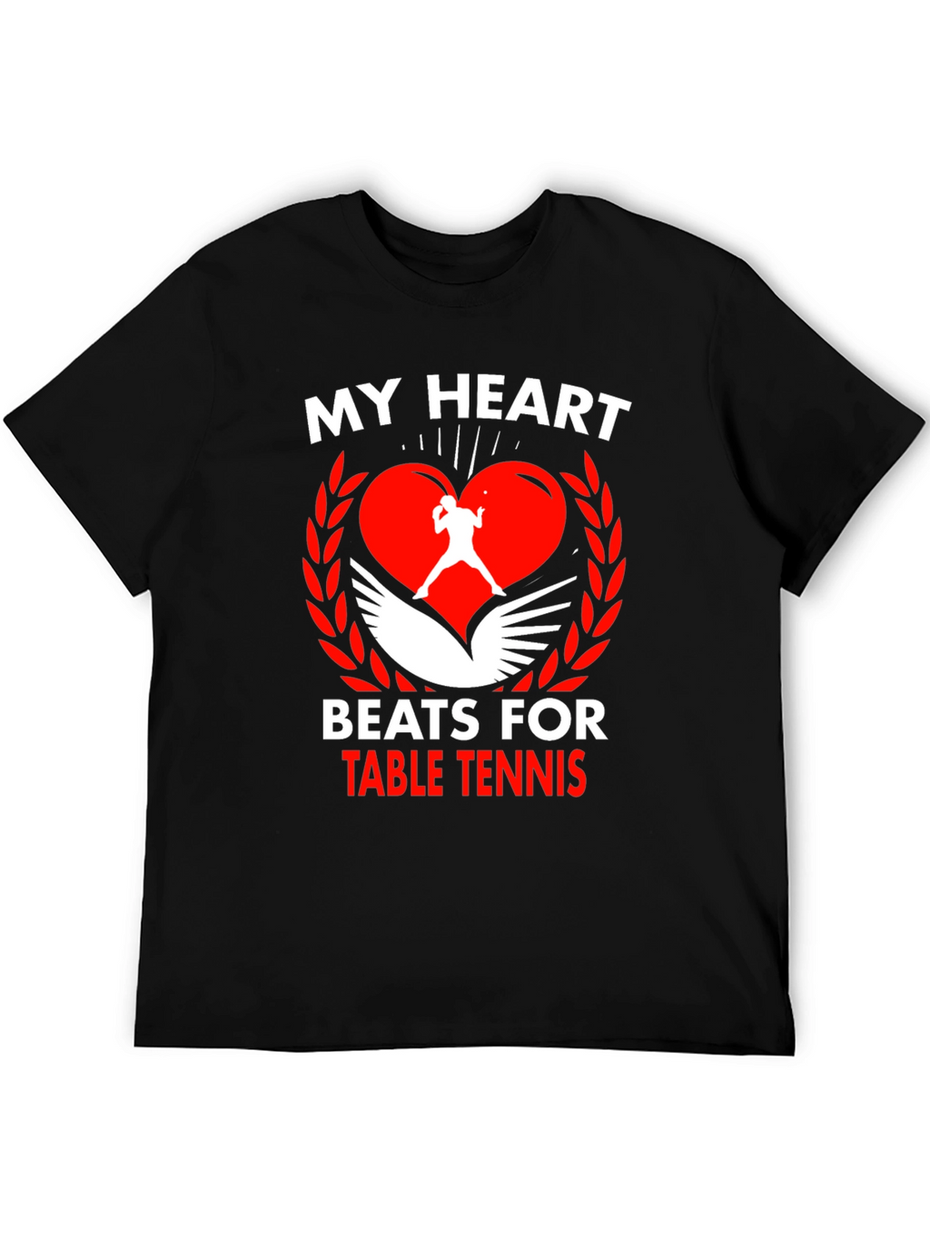 Table Tennis Heartbeat T-Shirt