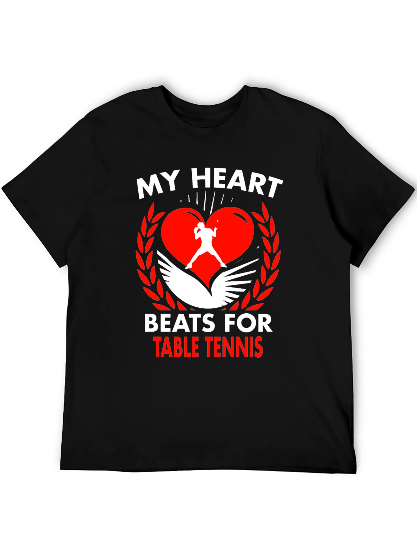 Table Tennis Heartbeat T-Shirt