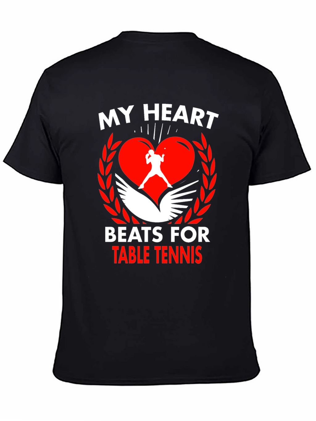 Table Tennis Heartbeat T-Shirt