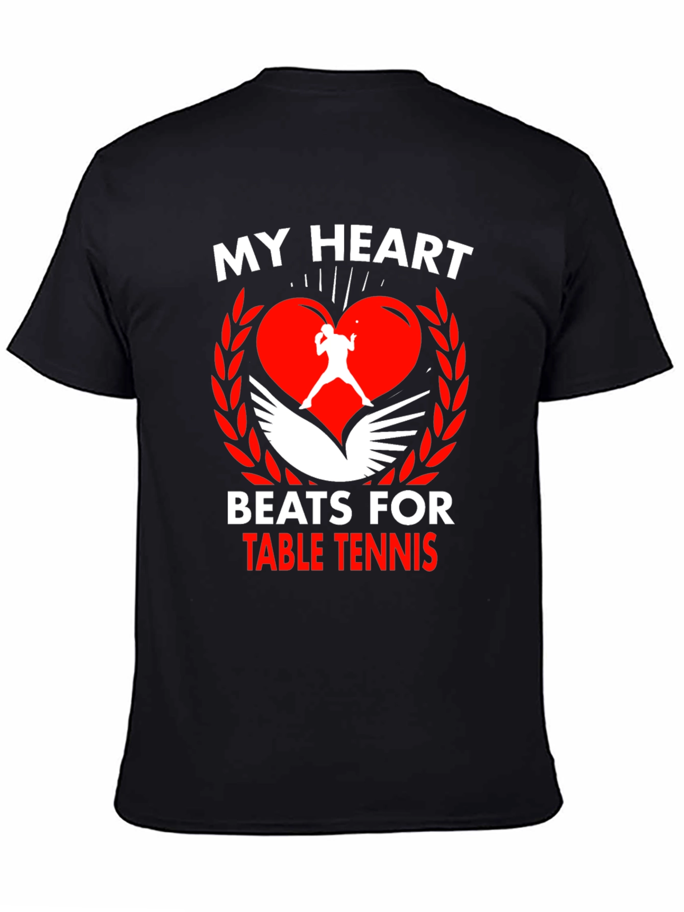 Table Tennis Heartbeat T-Shirt
