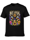 Bee Local Graphic Tee - Black