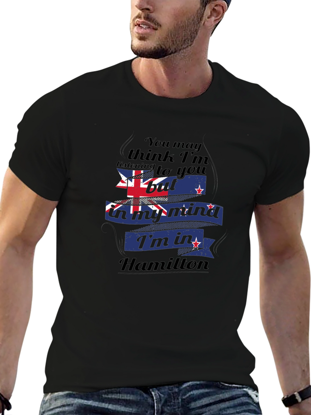 Hamilton New Zealand Mind T-Shirt