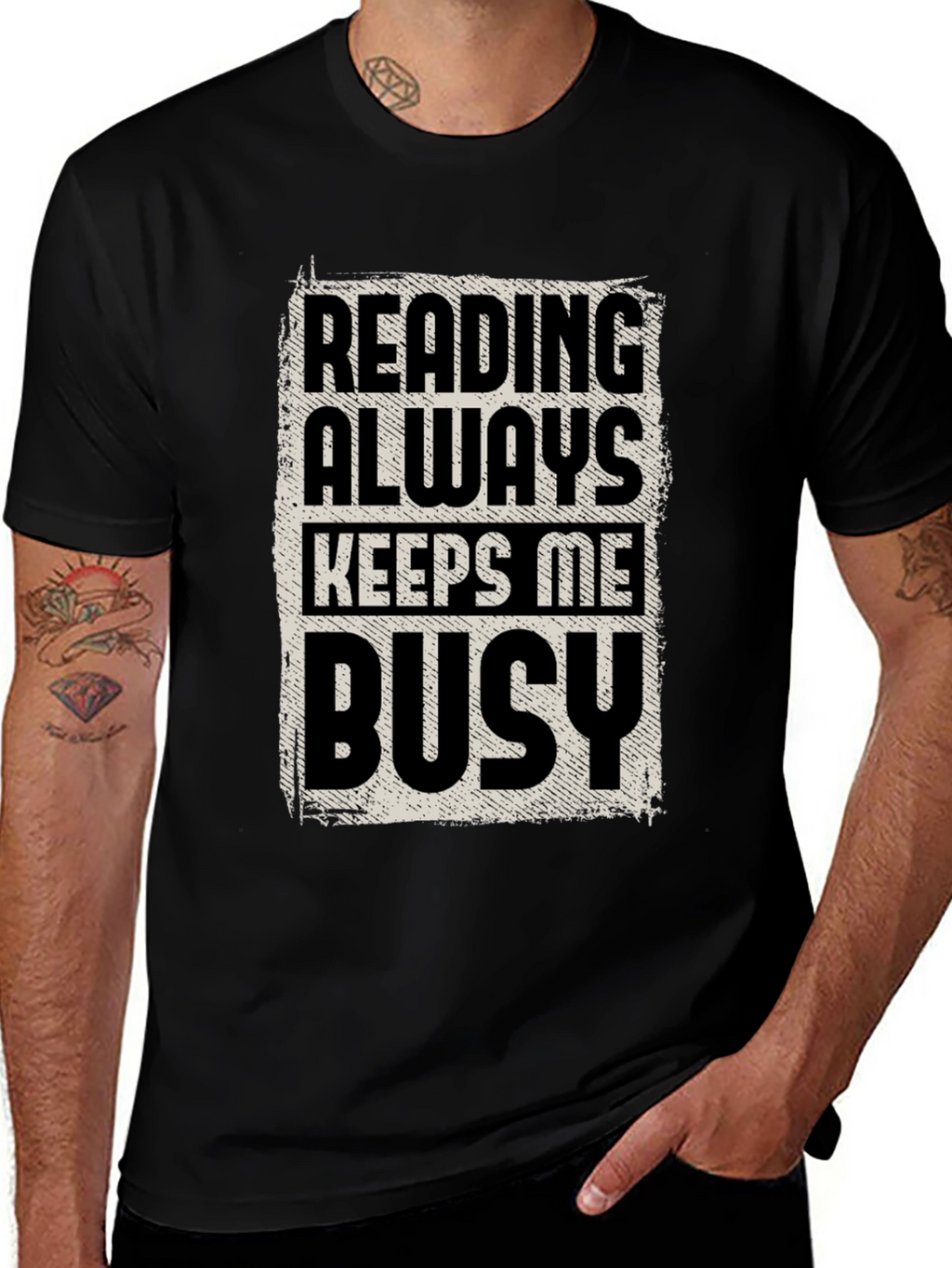 Reading Keeps Me Busy Graphic Tee