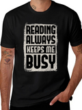Reading Keeps Me Busy Graphic Tee