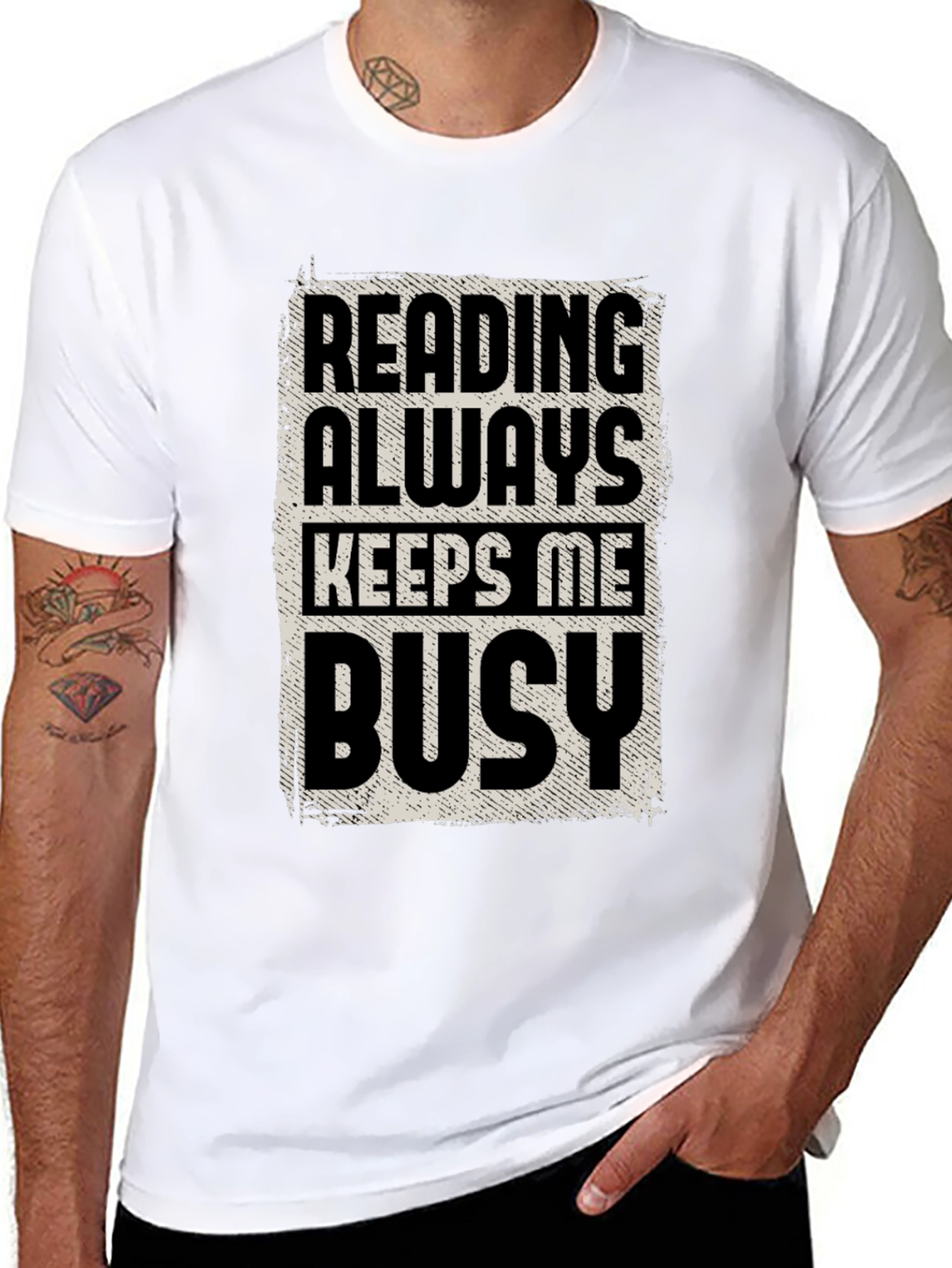 Reading Keeps Me Busy Graphic Tee