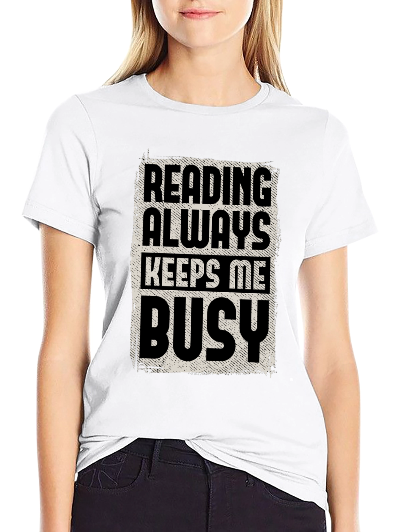 Reading Keeps Me Busy Graphic Tee