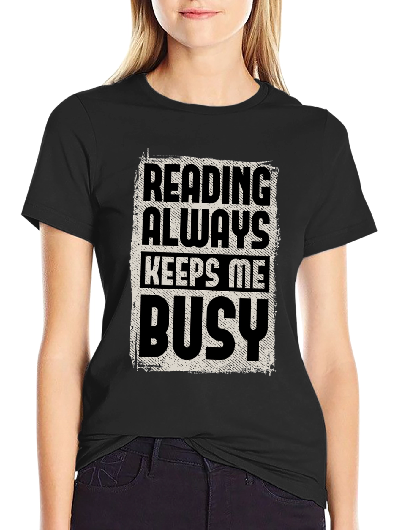 Reading Keeps Me Busy Graphic Tee